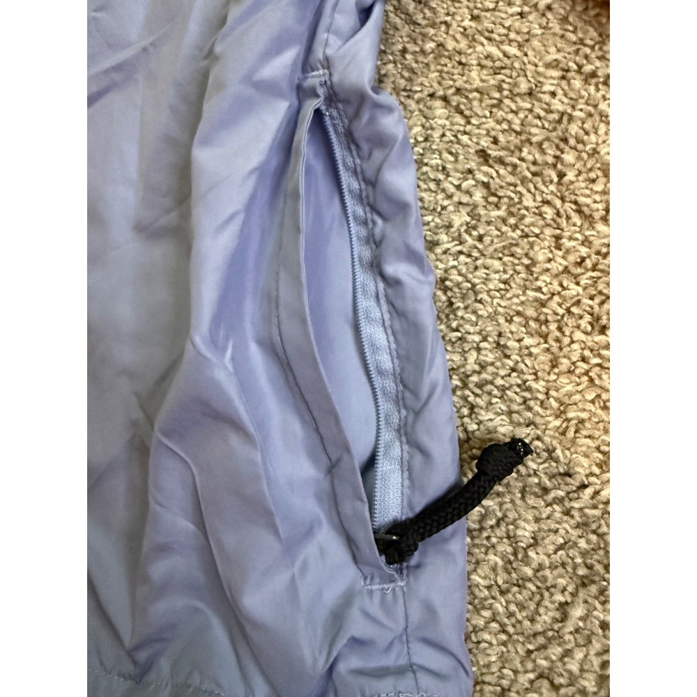 Nike Womens Windbreaker Jacket Purple Light Blue Black Sportswear Zip Up - Picture 7 of 11